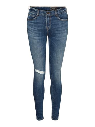 Noisy May Noisy May Womens NMLUCY NW DEST SKNNY Jeans AZ155MB NOOS, Medium Blue Denim, 30/34