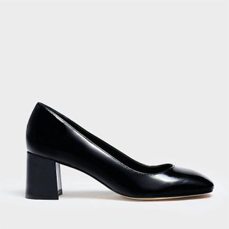 Marion Parke Womens Block Heel Pumps In Black