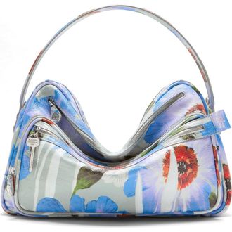Acne Studios Medium Camero Leather Shoulder Bag in Blue at Nordstrom