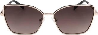 Guess Brpwn Gradient Butterfly Ladies Sunglasses GF00014 32F 57