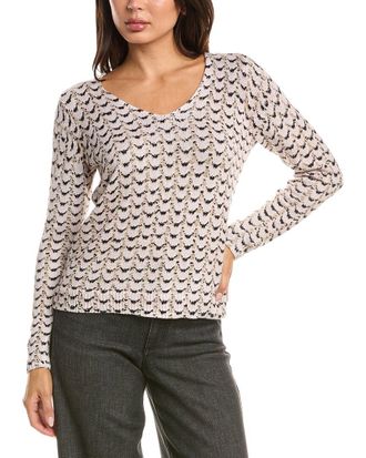 Nic+Zoe NIC & ZOE Mosaica Cord Sweater
