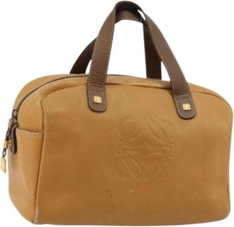 Loewe Pre-owned Hand Bag - Dames - Vintage Handtas - Bruin - ONE Size - Leer - Vintage
