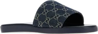 Gucci GG Denim Slip-On - Navy