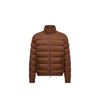 Moncler Moncler Phrier Short Down Jacket, Men, Brown, Size: 1