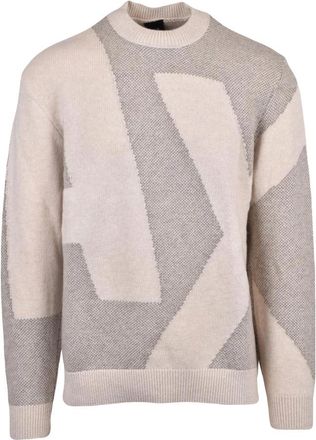 A|X Armani Exchange Round-neck Knitwear, male, Multicolor, Size: M Pullover Girocollo