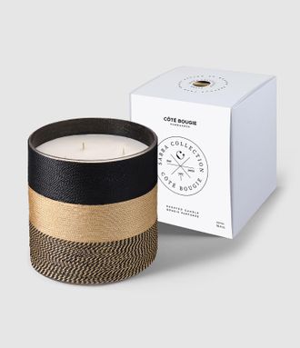 C&ocirc;t&eacute; Bougie Bougie Sabra Nelia Noir L Fleur dOranger