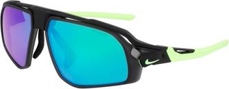 Nike Mat Zwart Zonnebril Flyfree M - Heren - Zonnebrillen - Zwart - 59 MM - Accessoires