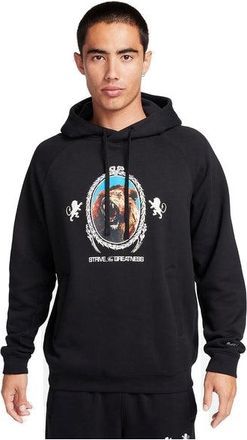 Nike Lebron Pullover Fleece Hoodie Black Lion Print FB7124-010