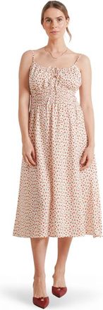 Nom Maternity Roma Maternity & Nursing Sundress in Red Poppy Floral at Nordstrom, Size X-Large
