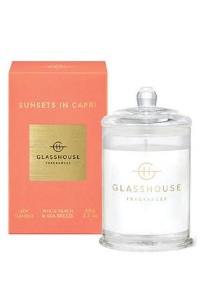 Glasshouse Fragrances Sunsets in Capri Mini Scented Candle at Nordstrom