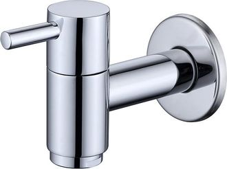 OEM Grifo De Lavabo De Ba&ntilde;o Mural De Acero Inoxidable, Grifo De Agua Fr&iacute;a, Grifos Para Lavander&iacute;a De Jard&iacute;n, Rosca G1/2