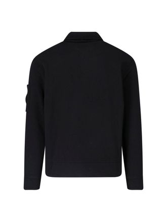 C.P. Company Mens Sweaters Black Cotton
