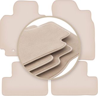 OEM Alfombrillas Premium Beige Para: Toyota Rav4 Ii Suv 5 Puertas 2000-2003