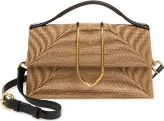 Jacquemus Le Grand Bambino Raffia Handbag in Beige at Nordstrom