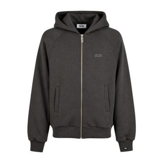GCDS Zip-throughs - Heren - Vesten met rits - Zwart - L - Hoodies & sweatvesten