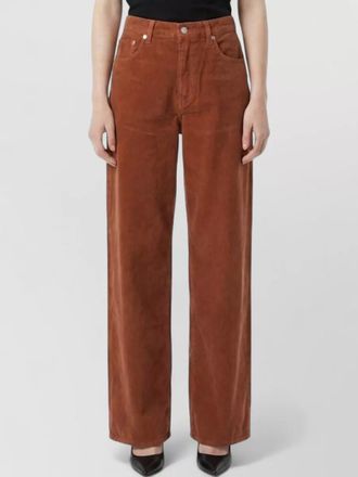 Haikure cotton high-rise wide-leg jeans