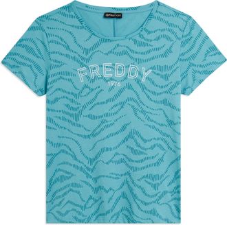 Freddy T-shirt Stampata con Logo FREDDY 1976