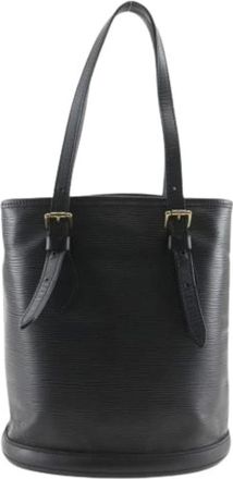 Louis Vuitton Pre-owned Bucket Bags, female, Black, Size: ONE SIZE Pre-owned Bucket PM Epi Tote Bag