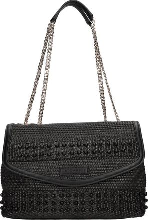 La Carrie Tassen.. Zwart - Dames - Schoudertassen - Zwart - ONE Size - Leer - Tassen