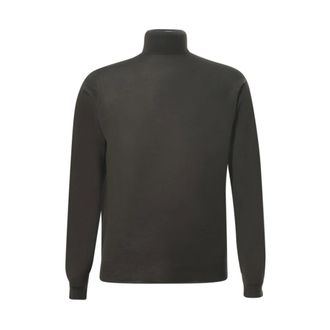 Drumohr Turtlenecks, male, Brown, Size: 2XL D0D104 Turtleneck Sweater