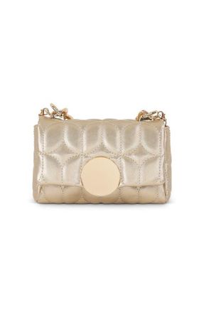 Badgley Mischka Tara Deco Quilted Mini - 2 Carry Options in Gold at Nordstrom, Size Small