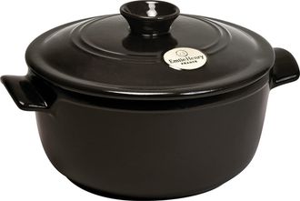 Emile Henry Flame Round Stewpot Dutch Oven, 2.6 Quart
