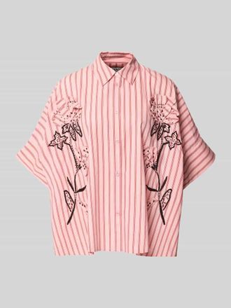 Essentiel Oversized Kurzarmbluse aus reiner Baumwolle Modell JONKOE in Rosa, Gr&ouml;&szlig;e XS