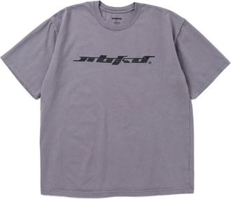 Neighborhood T-shirt in cotone con grafica - Grigio