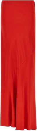 Ermanno Scervino Rokken, Dames, Rood, 2Xs, Mermaid Maxi Rok
