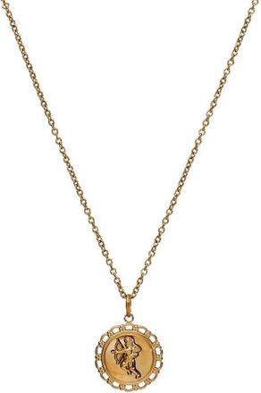 Alex and Ani Cupid Pendant Necklace in Gold at Nordstrom