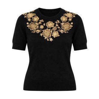 Dolce & Gabbana Maglione girocollo - - Knitwear - Donna - Nero - S