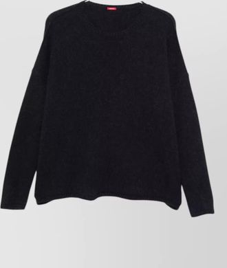 Apuntob cashmere fine-knit crew-neck long-sleeve sweatshirt
