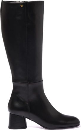 Baldinini Leren Laars - Dames - Laarzen met Hak - Zwart - 40 EU - Leer - Schoenen