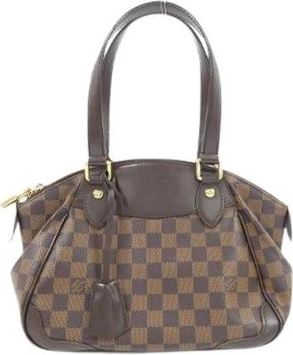 Louis Vuitton Pre-owned Verona Damier Bag - Dames - Vintage Handtas - Bruin - ONE Size - Vintage