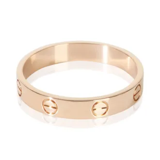 Cartier Pre-Owned Cartier Rose Gold Small Model Love Ring