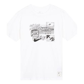 Nike Mens Sportswear Nike Air Max Comic Print Short Sleeve White BV7584-100