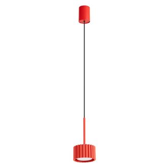 Sollux Lighting L&aacute;mpara colgantes rojo aluminio alt. 125 cm