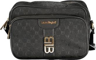 Laura Biagiotti Cross Body Bags, female, Black, Size: ONE SIZE Polyester Handbag with Multiple Compartments