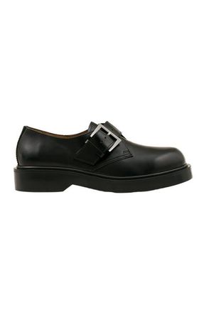 Sandro Glazed leather derbies in Black at Nordstrom, Size 45