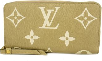Louis Vuitton Cream Tourterelle Long Wallet (Bi-Fold) (Pre-Owned)