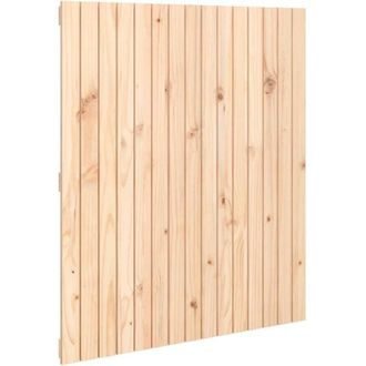 vidaXL Cabecero De Cama De Pared Madera Maciza De Pino 95,5x3x110 Cm Vidaxl