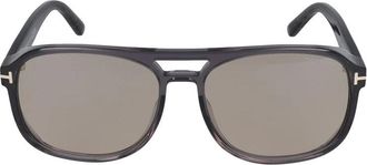 Tom Ford Rosco Zonnebril - unisex - Zonnebrillen - Grijs - 58 MM - Accessoires