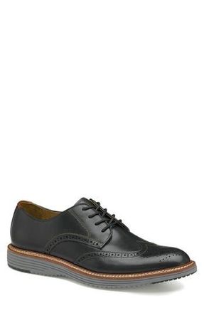 Johnston & Murphy Upton Wingtip Derby in Black Full Grain at Nordstrom Rack, Size 11.5