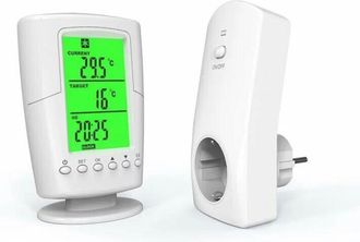 OEM Termostato Inal&aacute;mbrico Enchufable, Termostato Inteligente Programable Para El Hogar, Termostato De Control De Sincronizaci&oacute;n De Aislamiento De Tempera