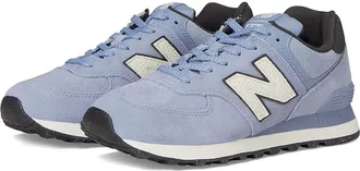 New Balance Classics WL574 Womens Lace up casual Shoes Dusk Shower/Sea Salt : 11.5 B - Medium, Suede/Textile
