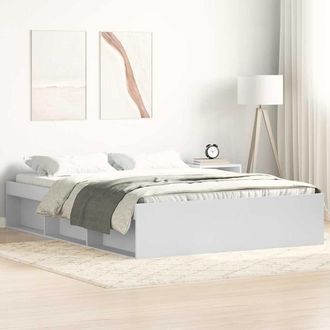 vidaXL Vidaxl - Estructura De Cama Doble Peque&ntilde;a Sin Colch&oacute;n Blanco 120x190 Cm