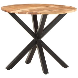 vidaXL Mesa Auxiliar De Madera Maciza De Acacia 68x68x56 Cm Vidaxl