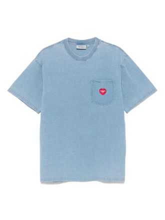 Carhartt Work in Progress Ingo Pocket T-shirt - unisex - Cotton - L - Blue