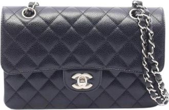 Chanel Pre-owned Vintage Schoudertas - Dames - Vintage Schoudertas - Zwart - ONE Size - Leer - Vintage
