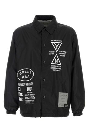 Yohji Yamamoto Black Nylon Yohji Yamamoto X Neighborhood Windbreaker